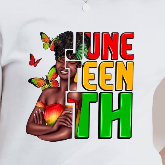 Afro Woman Shirt, 1865 Juneteenth Shirt Freedom Shirt, African American Juneteen - Picture 4 of 5